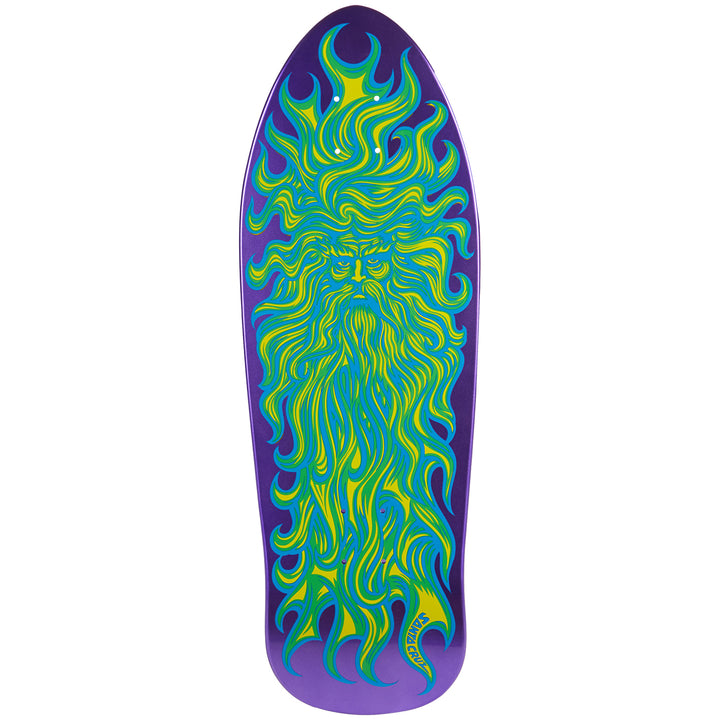 Santa Cruz Jessee Sun God Purple Pearlescent Reissue Skateboard Deck