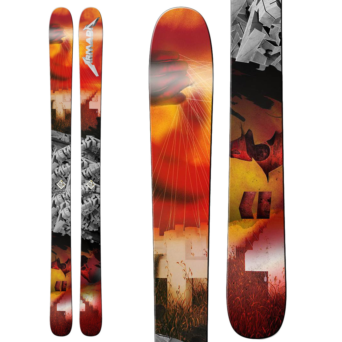 Armada x Metallica Invictus 95ti Skis 2016