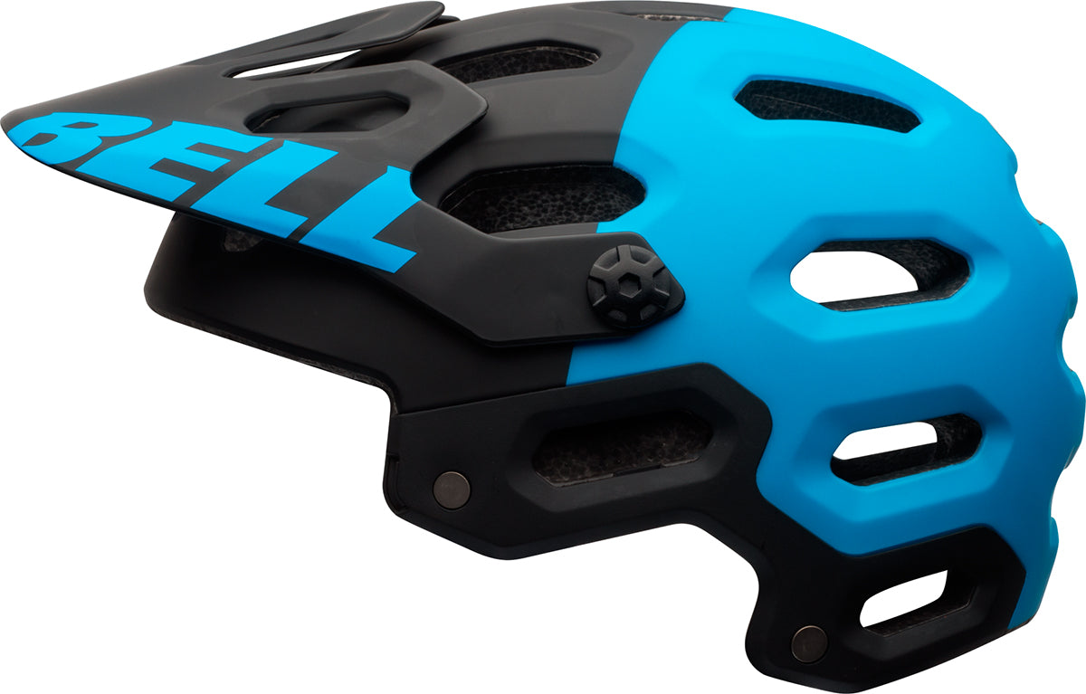 Bell Super 2 Bike Helmet 2016 Matte Black/Blue Aggression