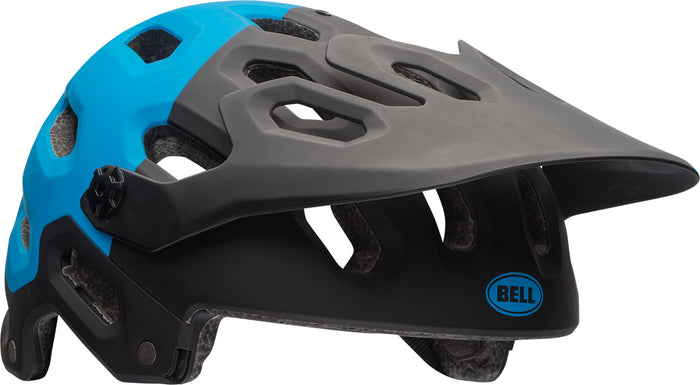 Bell Super 2 Bike Helmet 2016 Matte Black/Blue Aggression