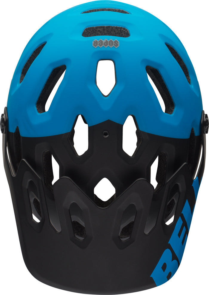 Bell Super 2 Bike Helmet 2016 Matte Black/Blue Aggression