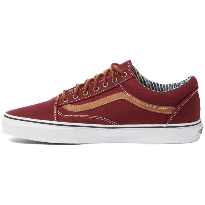 Vans Old Skool Shoes (C &L) Port Royal/Stripe Denim Side View