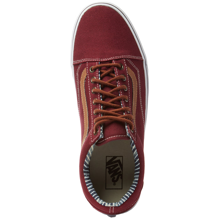 Vans Old Skool Shoes (C &L) Port Royal/Stripe Denim Top View