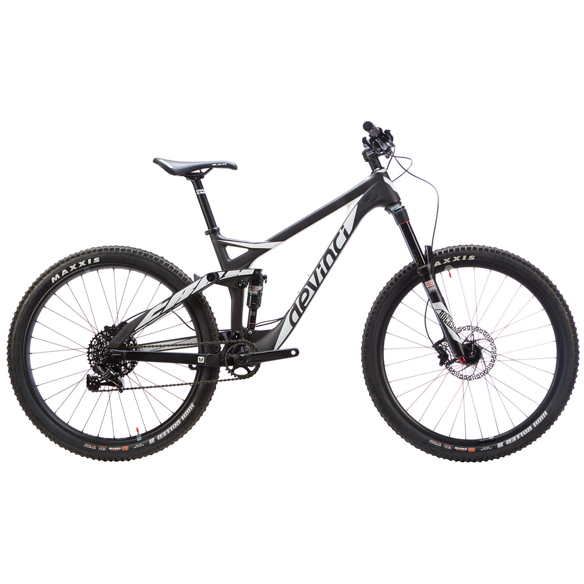 Devinci Troy Carbon RS Complete Mountain Bike - Blem 2016 Carbon/White