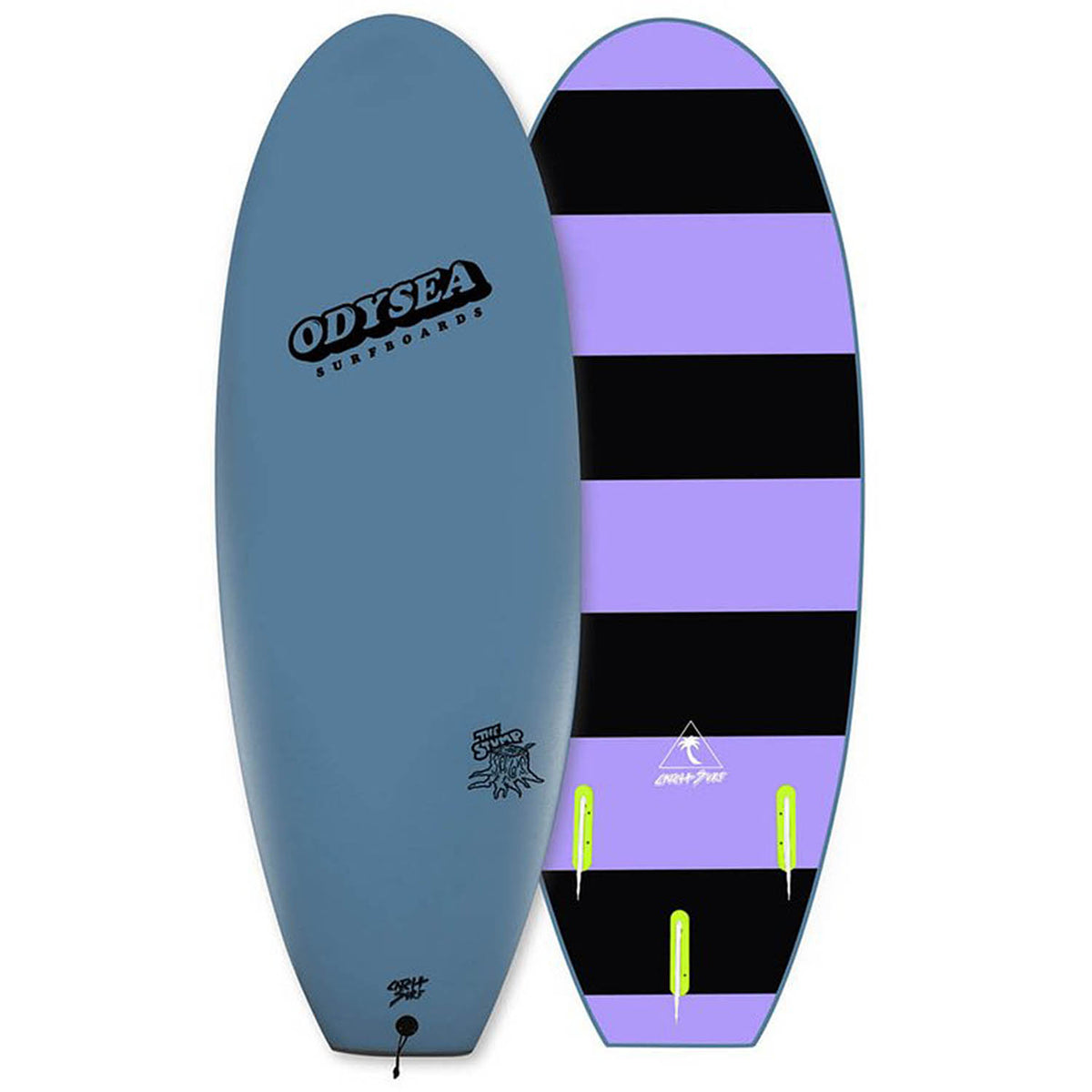 Catch Surf Odysea 5'0" Stump Tri-Fin Surfboard Blue Steel