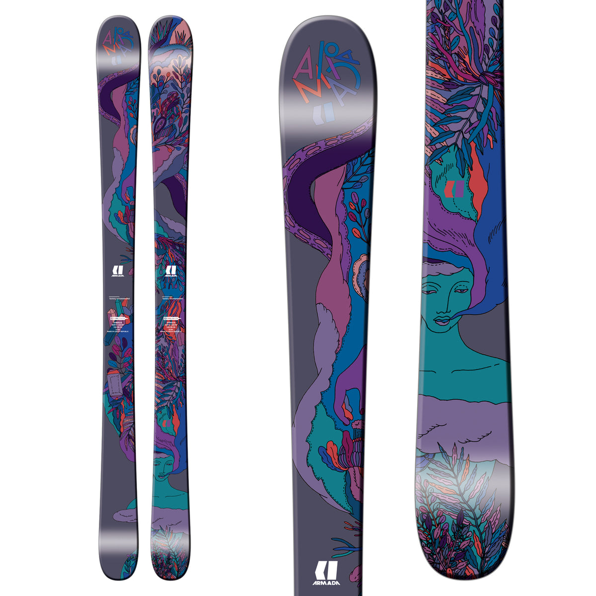 Armada Kirti Skis - Little Girls' 2017 Top View