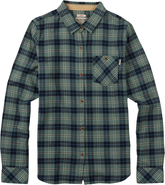 Burton Grace Long-Sleeve Woven Flannel - Women's Eclipse Haze Plaid Front View