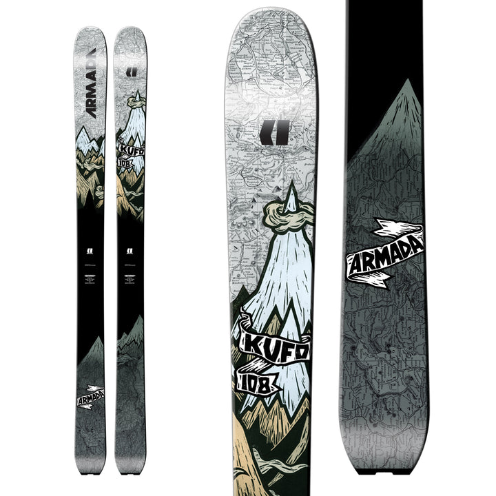 Armada Kufo 108 Skis 2017 Top View