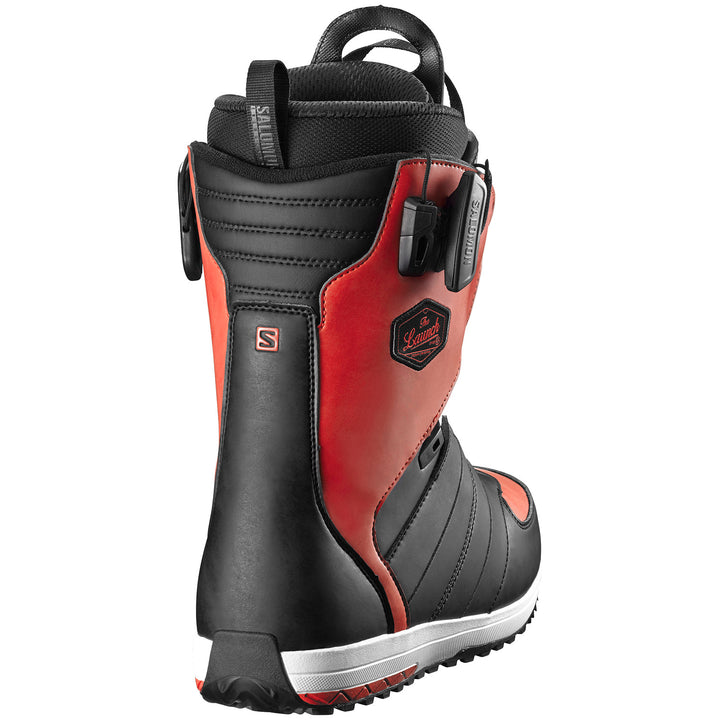 Salomon Launch Snowboard Boots 2017 Black/Quick/Black Back View