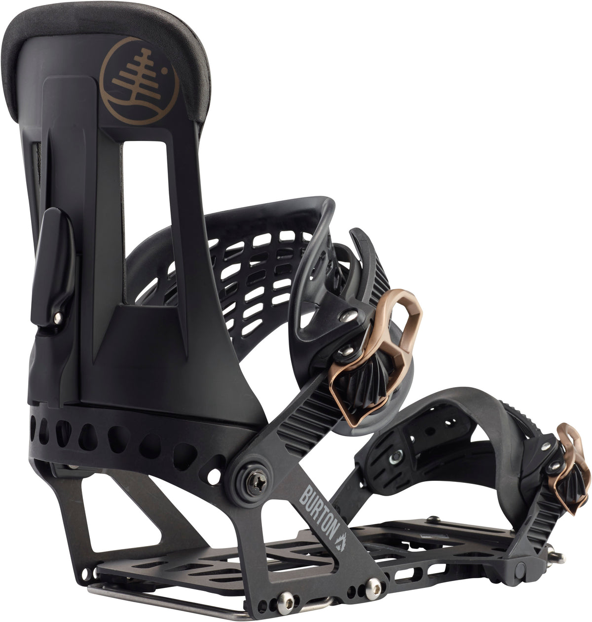 Burton Hitchhiker Splitboard Bindings 2018 Black Mag Back View