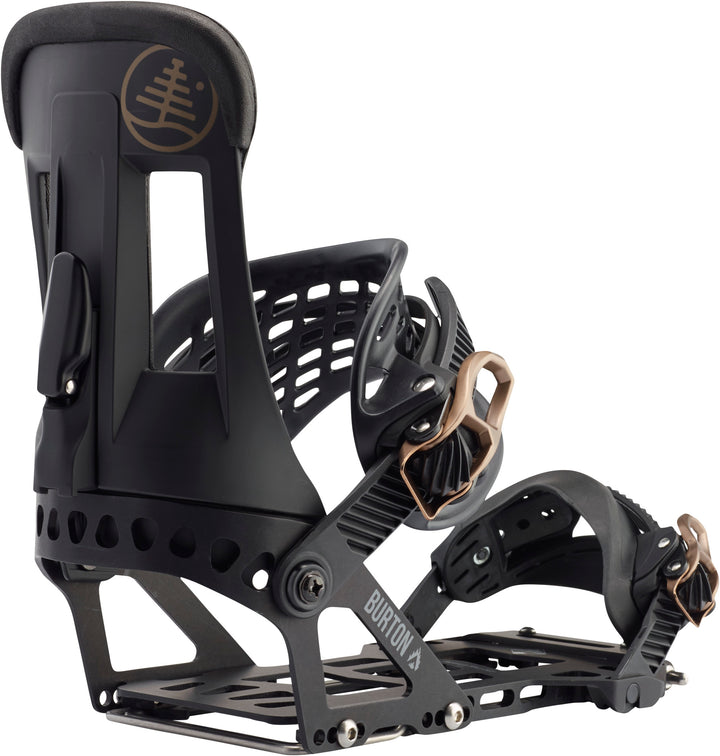 Burton Hitchhiker Splitboard Bindings 2018 Black Mag Back View