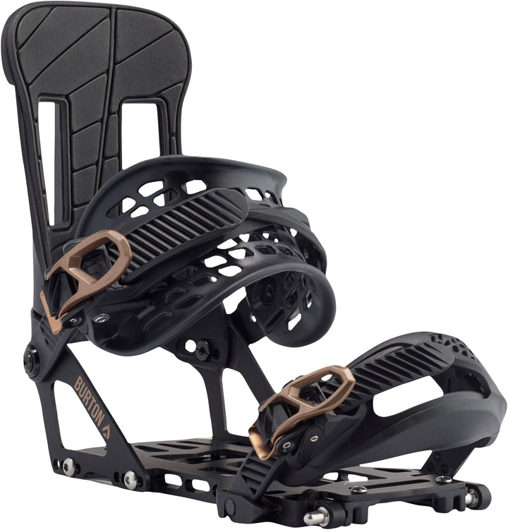 Burton Hitchhiker Splitboard Bindings 2018 Black Mag Front View
