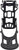 Burton Hitchhiker Splitboard Bindings 2018 Black Mag Top View