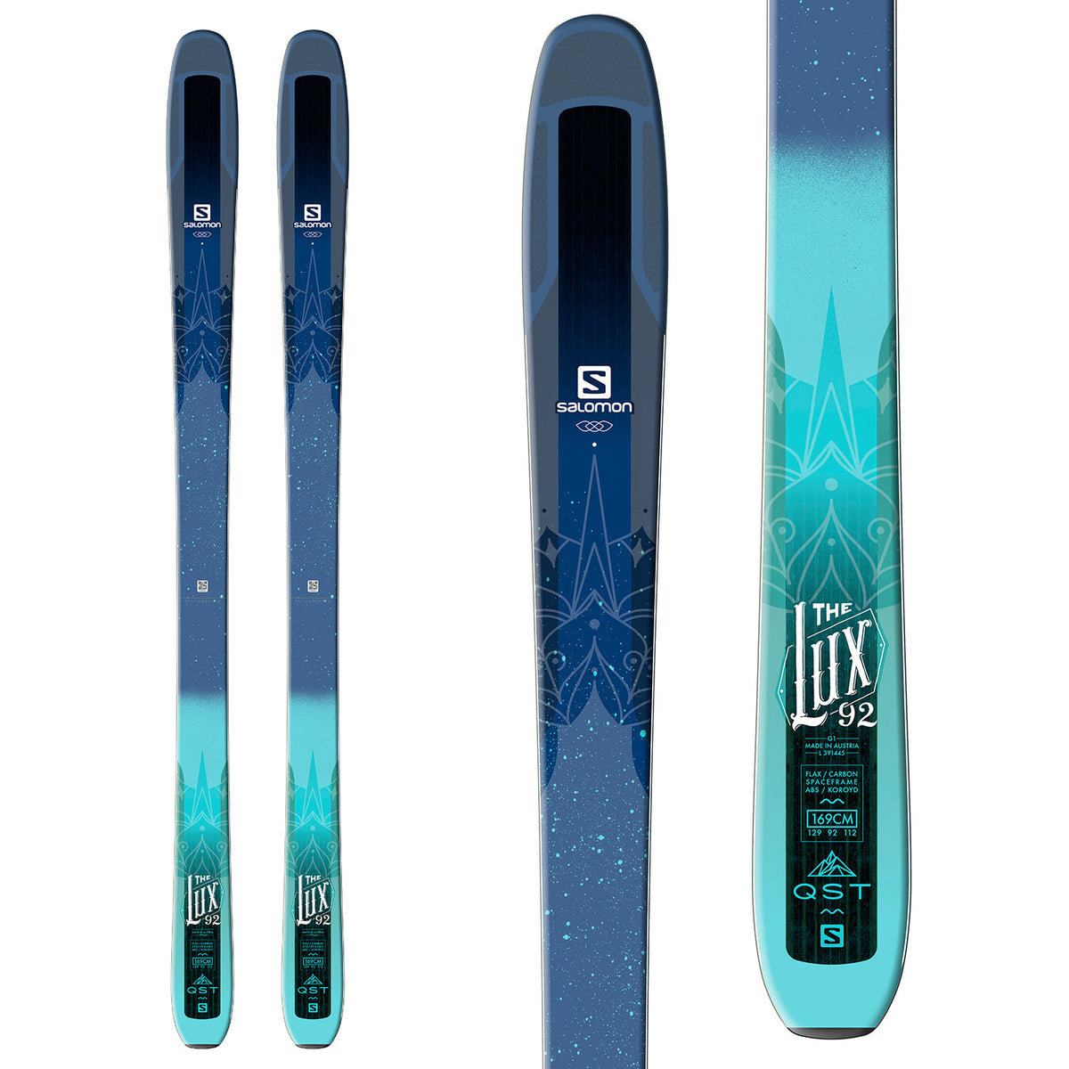 Salomon QST Lux 92 Skis - Women's 2018