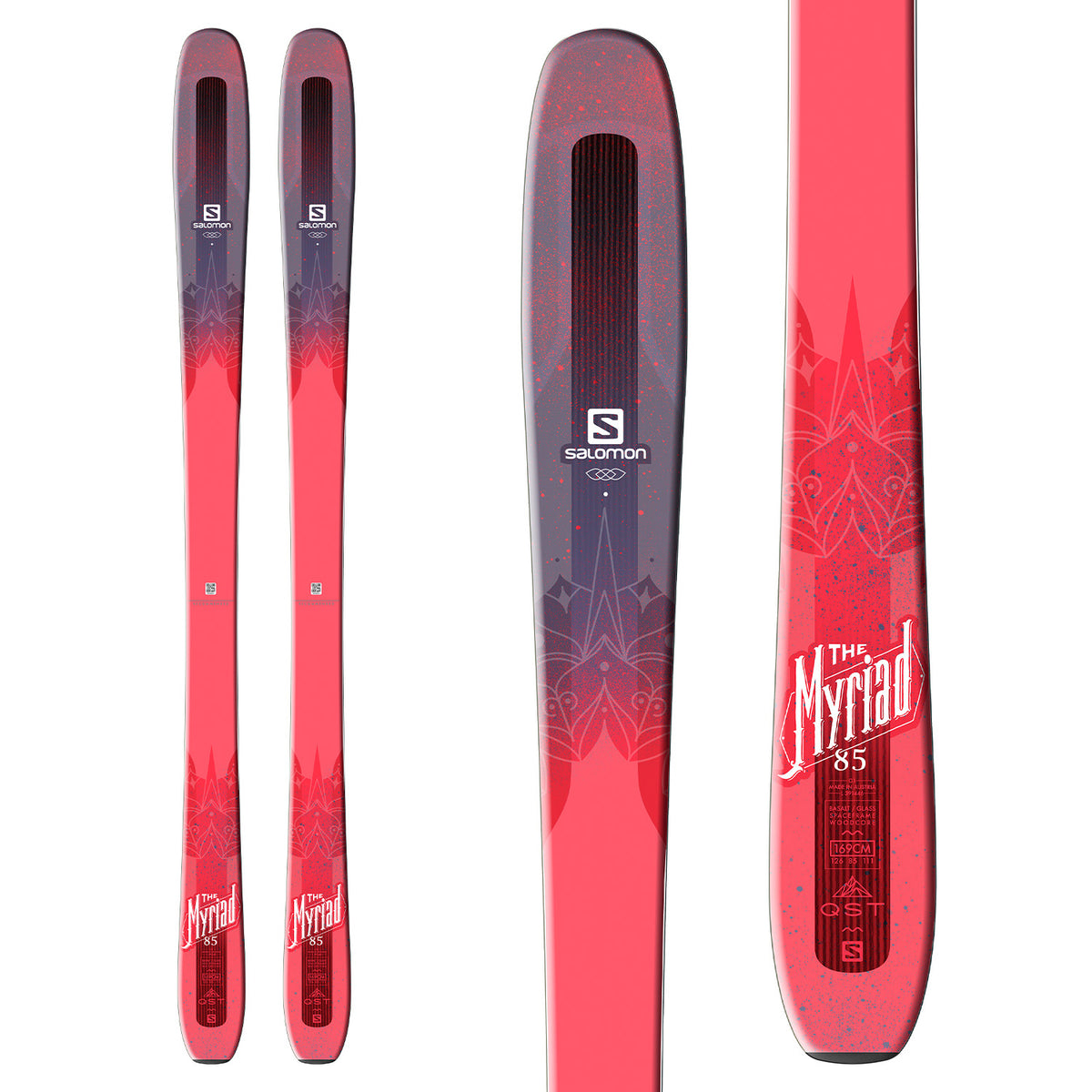 Salomon QST Myriad 85 Skis - Women's 2018