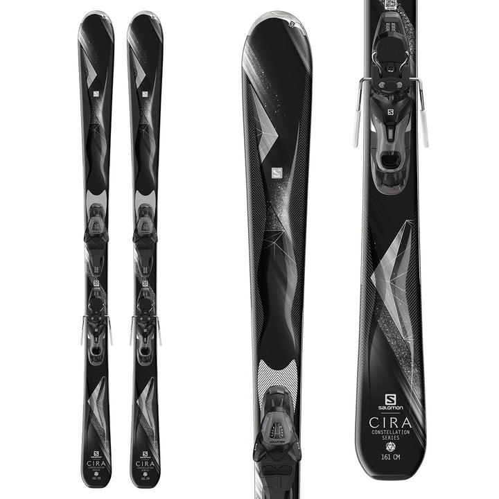 Salomon Cira Skis + Lithium 10 Bindings - Women's 2017 Top View