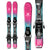 Salomon QST Lux Jr XS Skis + EZY 5 Bindings - Little Girls' 2017