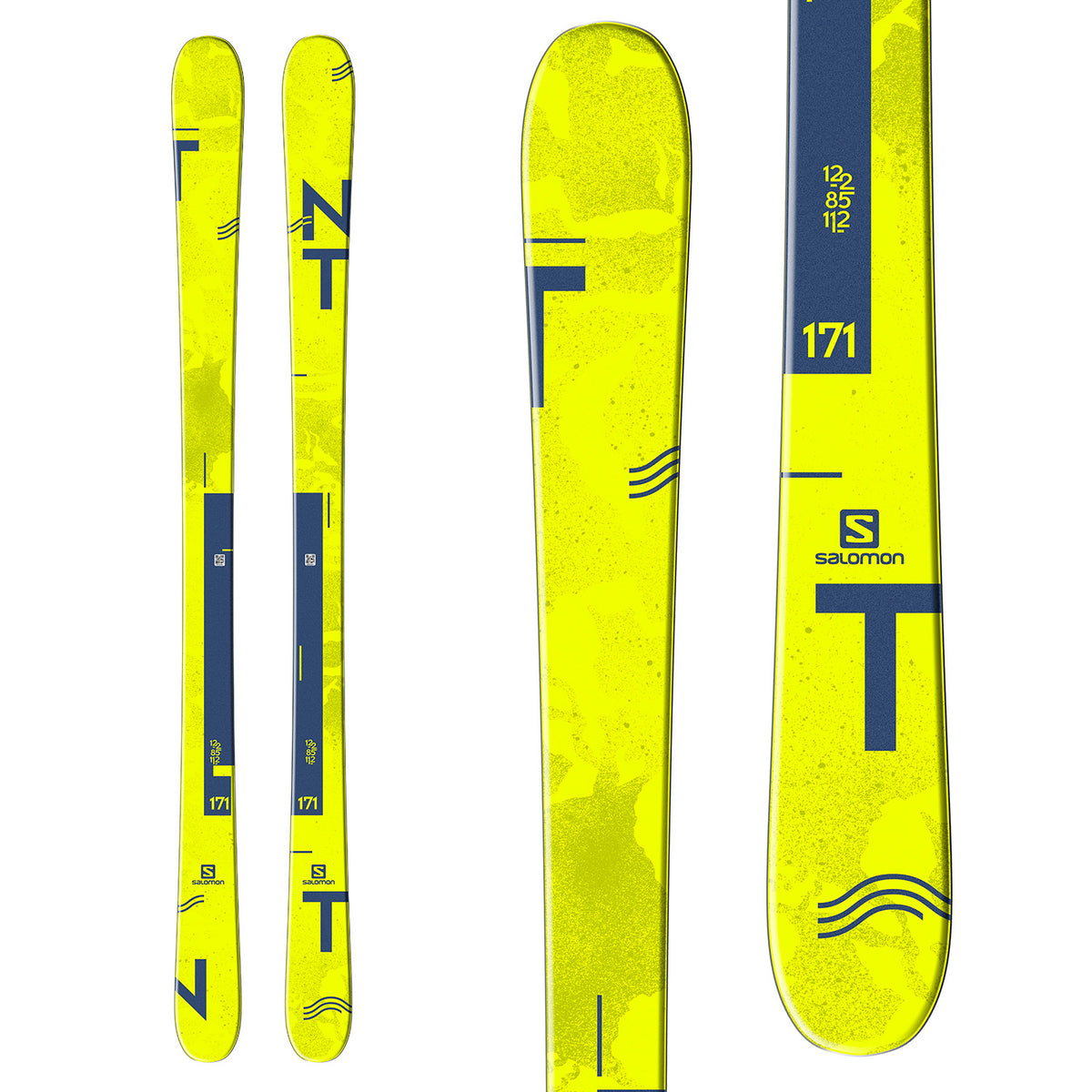 Salomon TNT Skis 2017 Top View