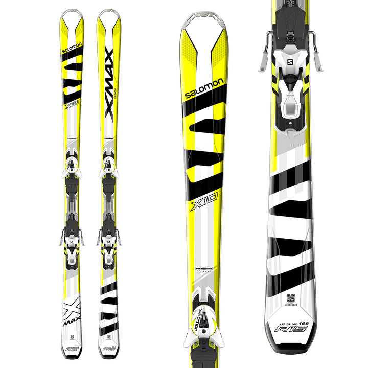 Salomon X-Max X10 Skis + XT 12 Bindings 2017 Top View