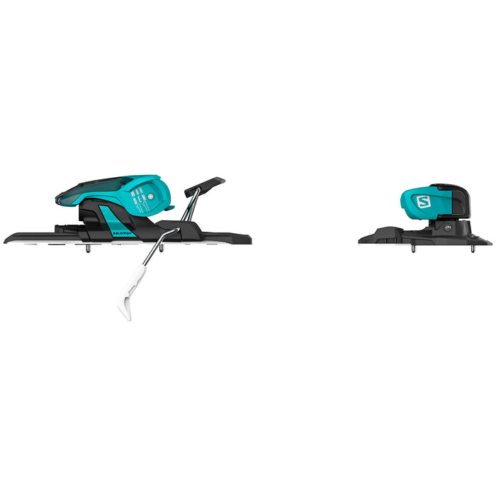 Salomon Warden 11 Ski Bindings 2021 Turquoise/Black Side View