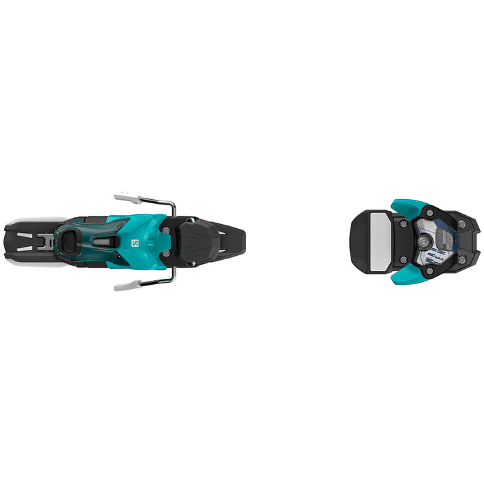Salomon Warden 11 Ski Bindings 2021 Turquoise/Black Top View
