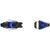 Salomon STH2 16 WTR Ski Bindings 2018 Blue/Black Top View