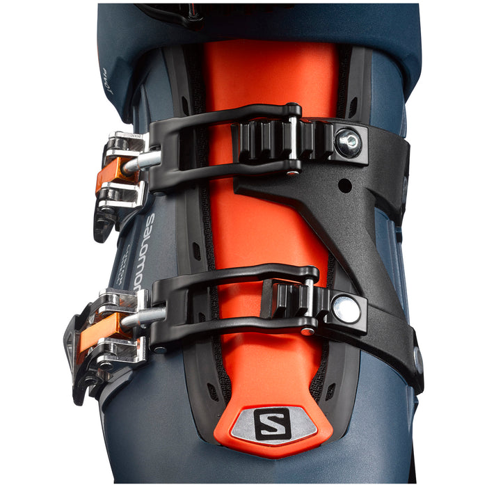 Salomon QST Pro 120 Ski Boots 2018 Petrol Blue/Black/Orange Detail 1 View