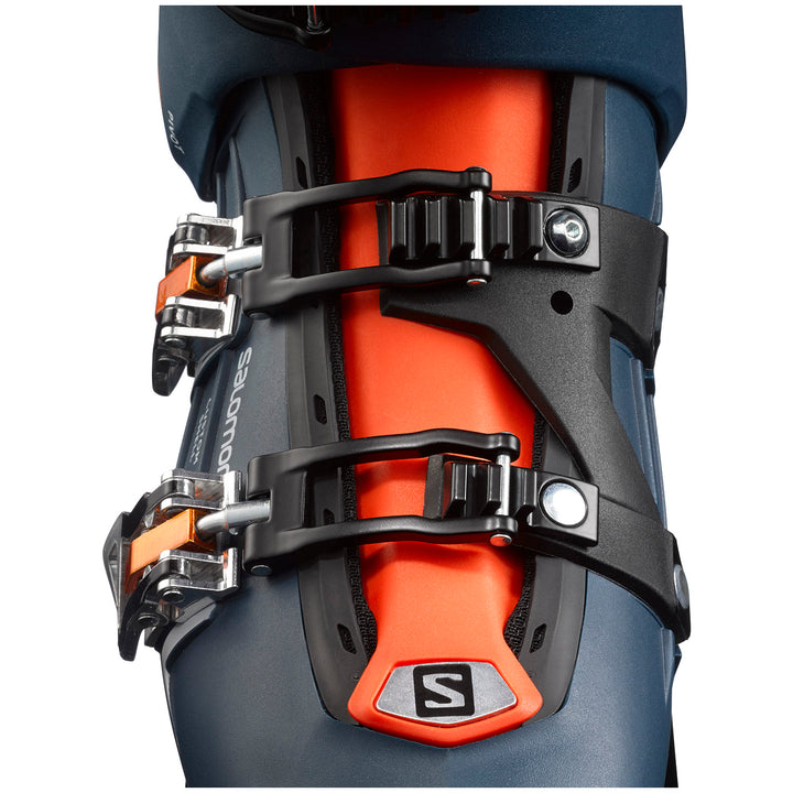 Salomon QST Pro 120 Ski Boots 2018 Petrol Blue/Black/Orange Detail 1 View