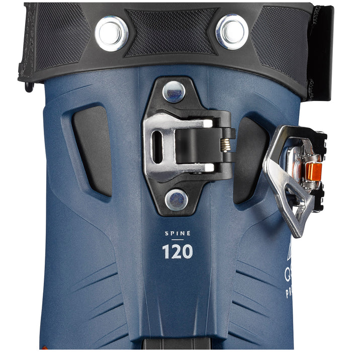 Salomon QST Pro 120 Ski Boots 2018 Petrol Blue/Black/Orange Detail 2 View