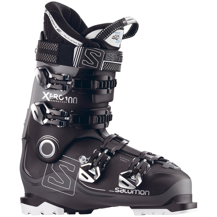Salomon X Pro 100 Ski Boots 2018 Black/Anthracite/Light Grey Side View
