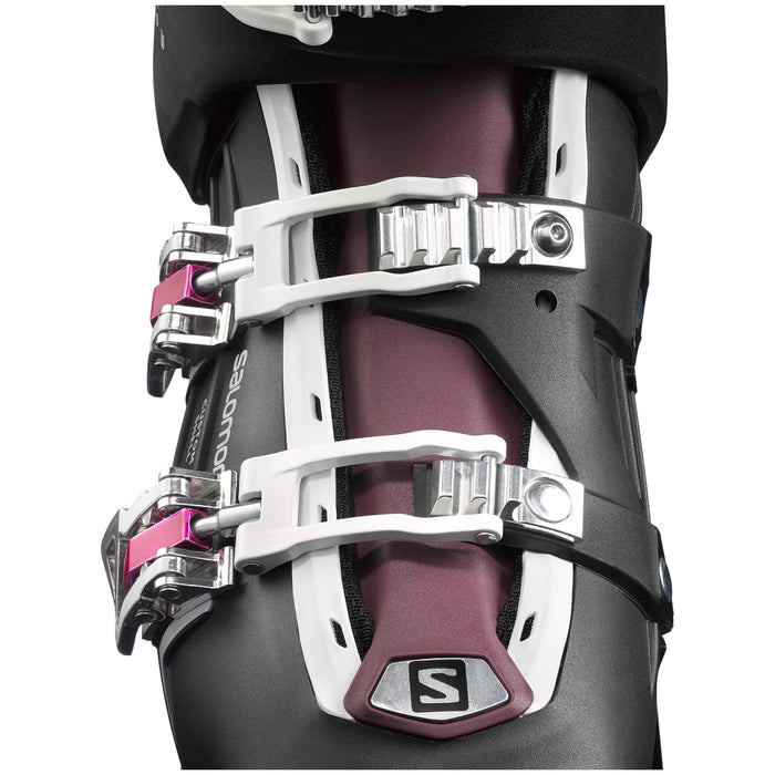 Salomon QST Pro 110 W Ski Boots - Women's 2018 Black/Burgandy/Pink Detail 1 View