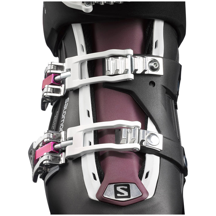 Salomon QST Pro 110 W Ski Boots - Women's 2018 Black/Burgandy/Pink Detail 1 View