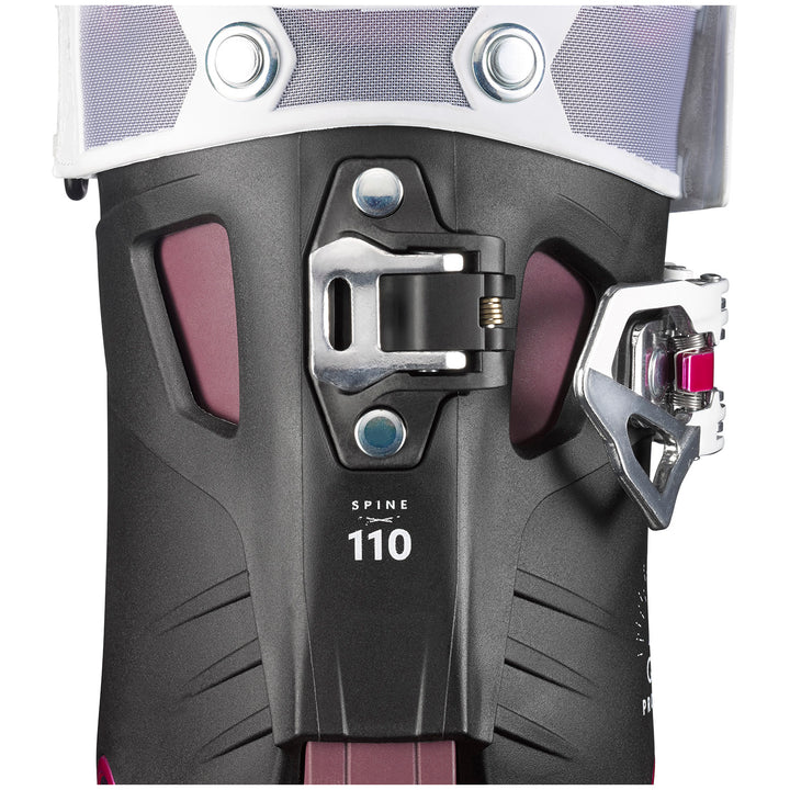 Salomon QST Pro 110 W Ski Boots - Women's 2018 Black/Burgandy/Pink Detail 2 View
