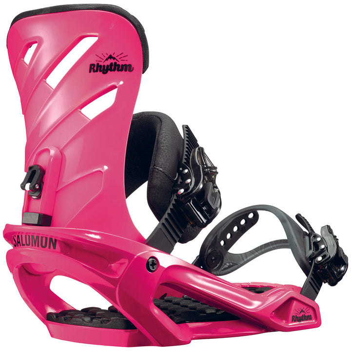Salomon Rhythm Snowboard Bindings - Women's 2017 Pink High Back View