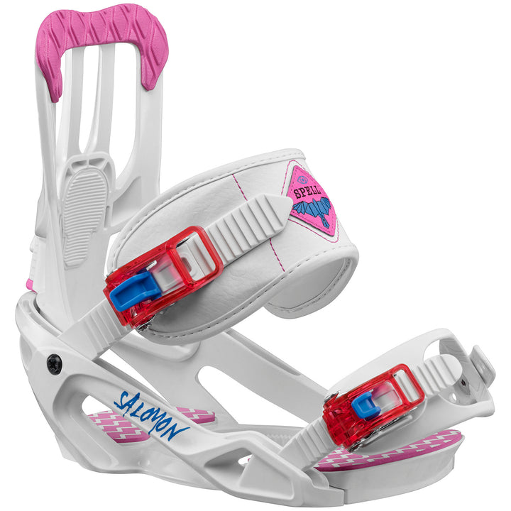Salomon Spell Snowboard Bindings - Women's 2017 White Side View