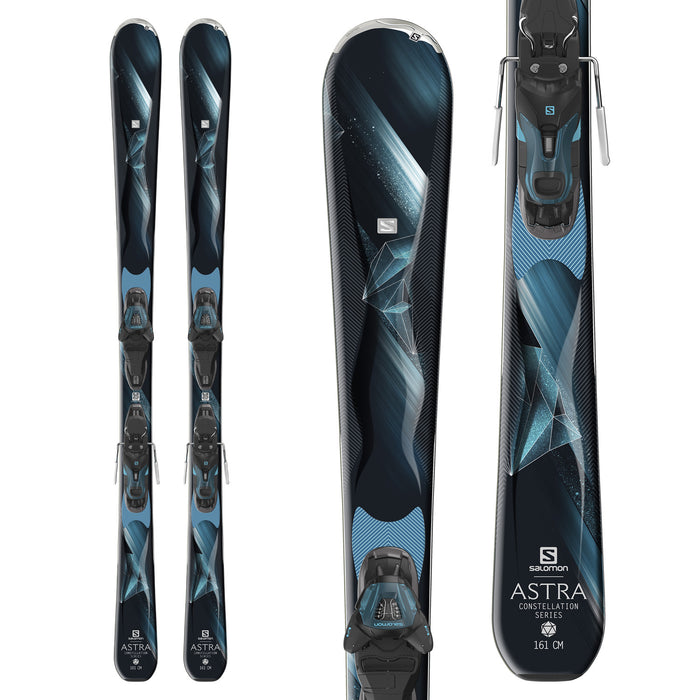 Salomon Astra Skis + Lithium 10 Bindings - Women's 2017