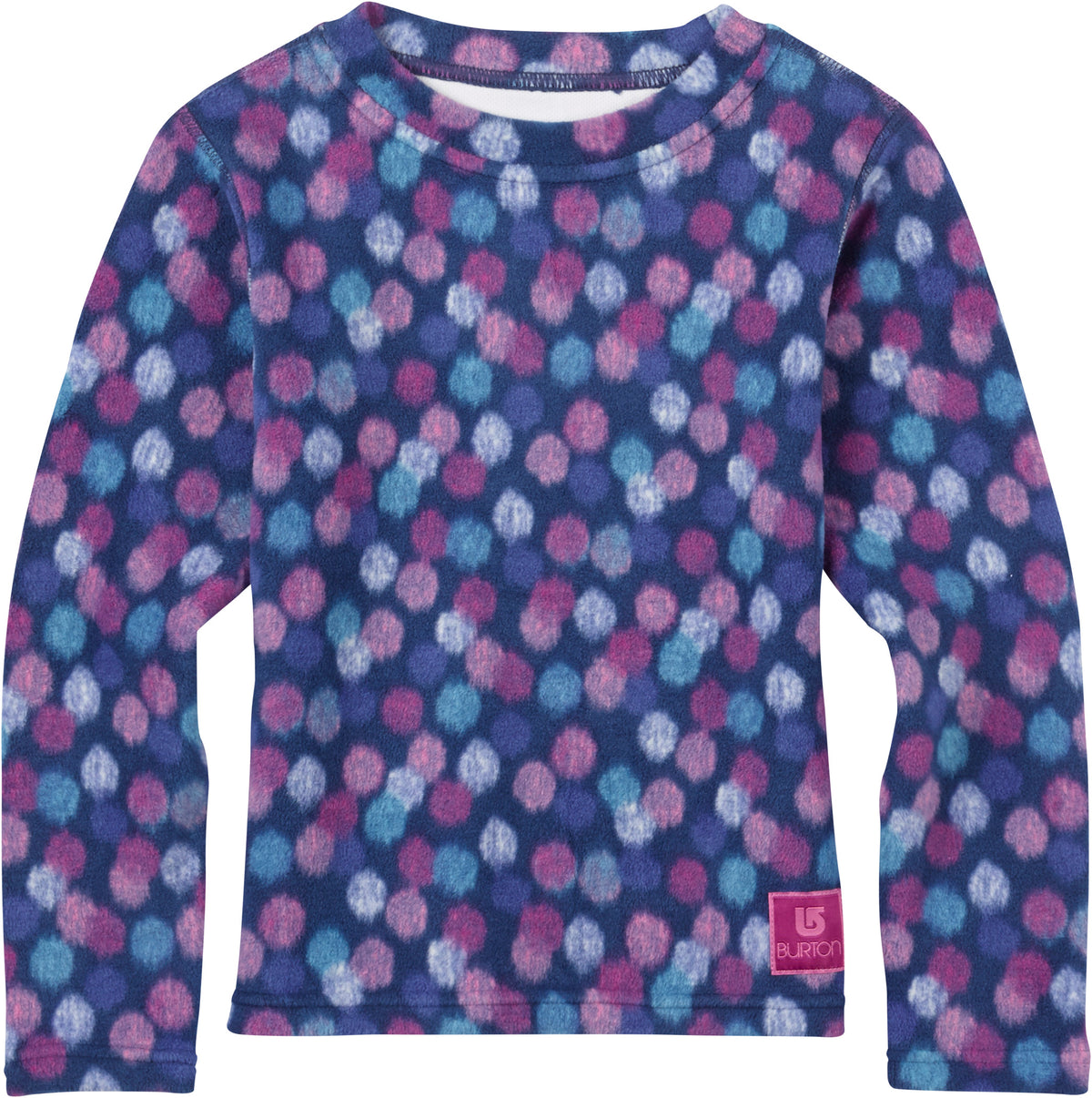 Burton Minishred Fleece Base Layer - Little Kids' Ikat Dot Top View