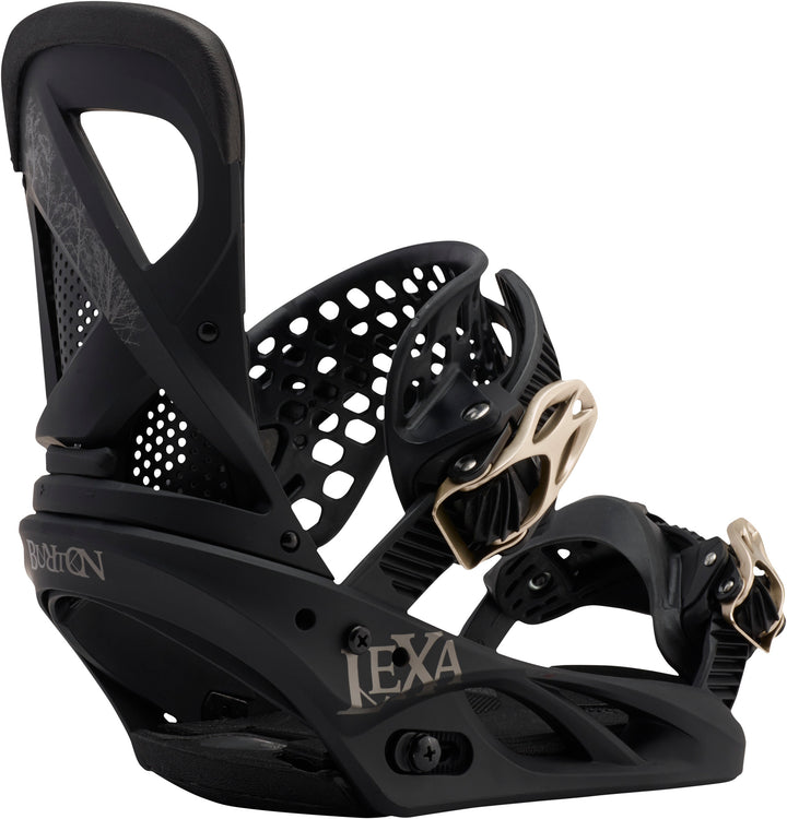 Burton Lexa Snowboard Bindings - Women's 2017 Black Gold Back View