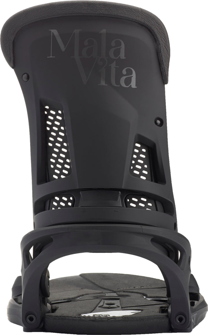 Burton Malavita EST Snowboard Bindings 2017 Black Back View