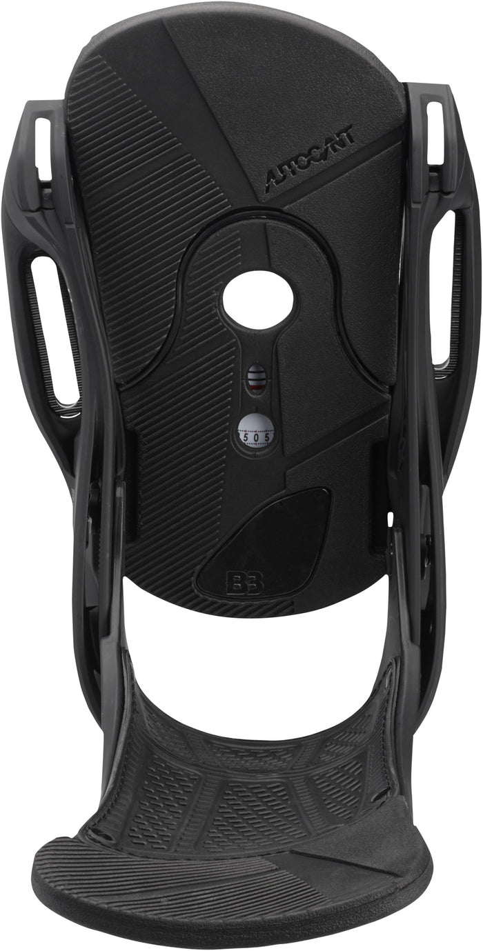 Burton Malavita EST Snowboard Bindings 2017 Black Top View