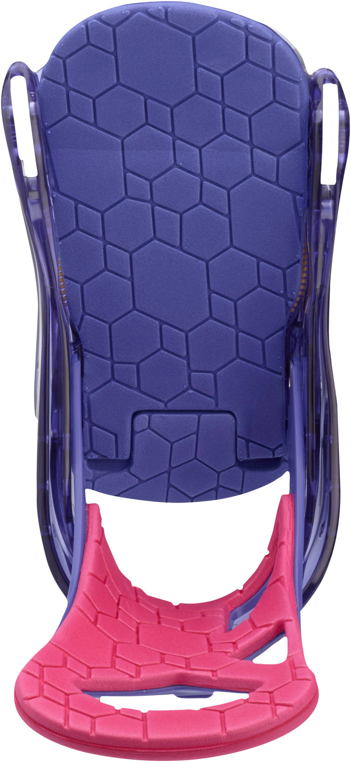 Burton Scribe Smalls Snowboard Bindings - Girls' 2017 Deja Blue Top View
