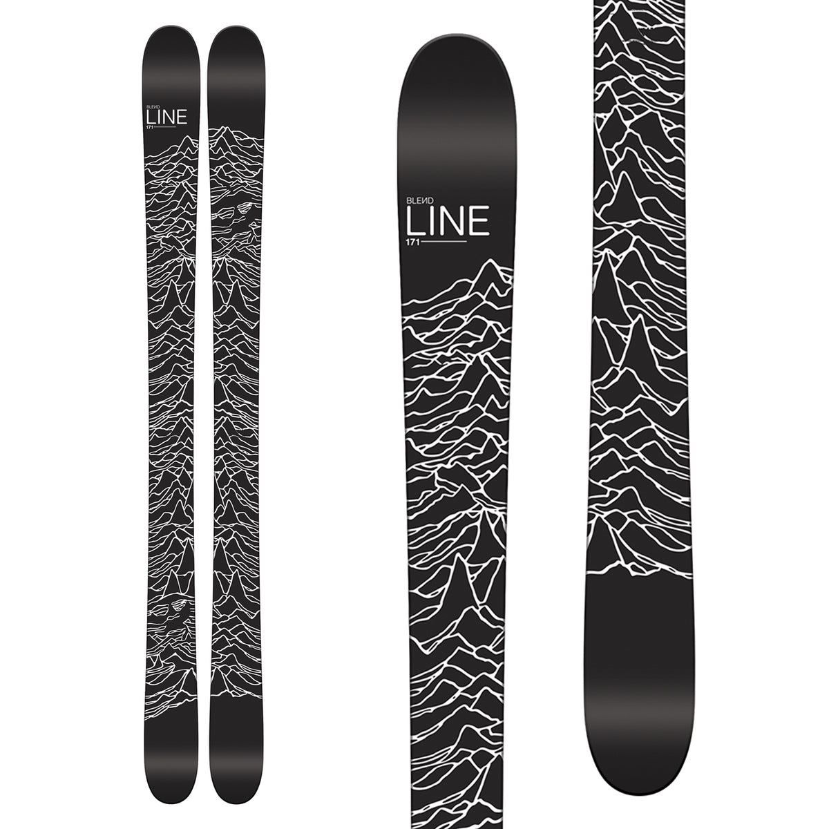 Line Skis Blend Skis 2017 Top View