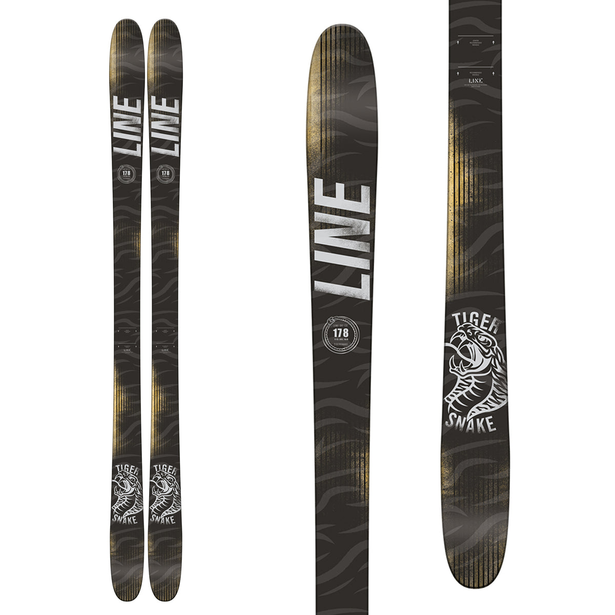 Line Skis Tigersnake Skis 2017 Top View