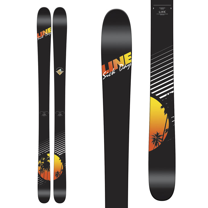Line Skis Sick Day 95 Skis 2017 Top View