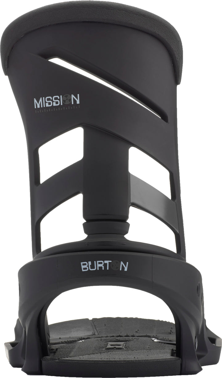 Burton Mission EST Snowboard Bindings 2017 Black Back View