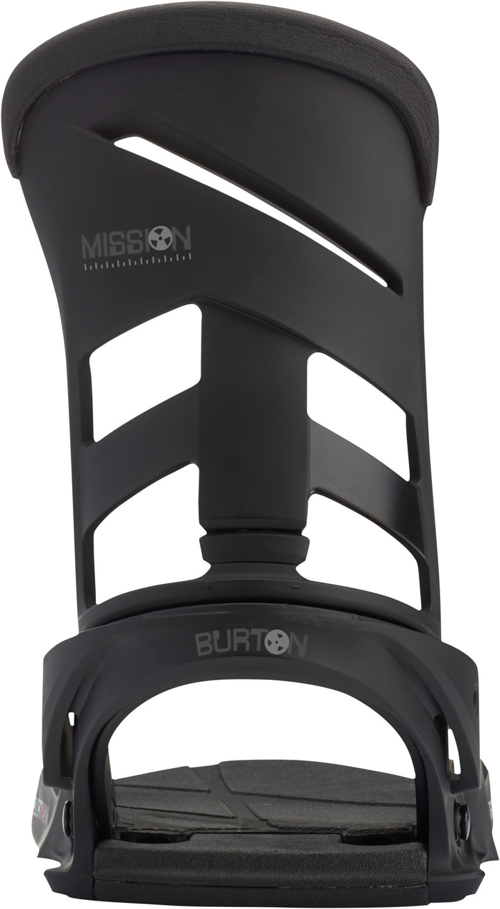Burton Mission Snowboard Bindings 2017 Black Back View