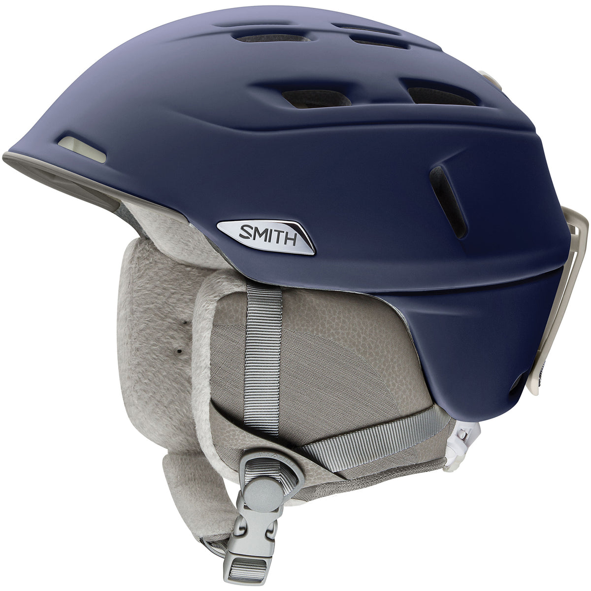 Smith Compass Helmet - Women's Matte Midnight Side View