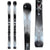 Blizzard Quattro 8.0 Ca Skis + TCX12 Bindings - Women's 2017 Top View