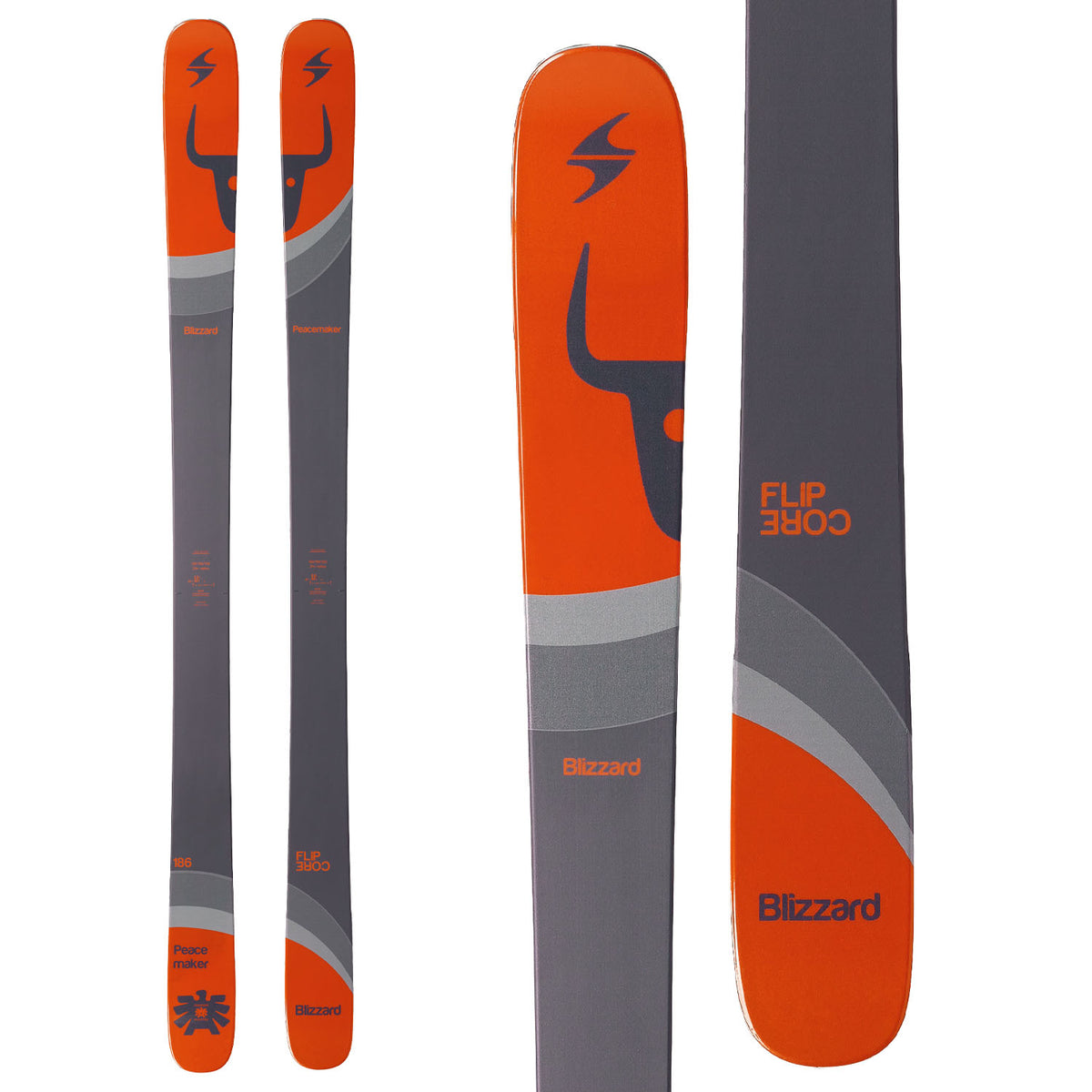Blizzard Peacemaker Skis 2017 Top View