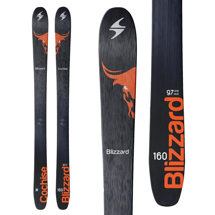 Blizzard Cochise Jr Skis - Boys' 2017 Top View